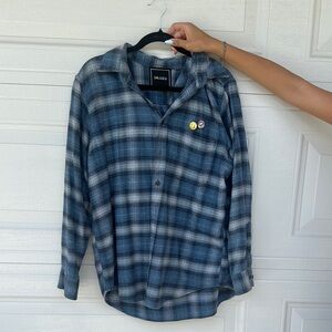 Blue Plaid Men's flannel